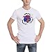 Produktbild Yanhoo MäNner Casual Gedruckt Rundhals Kurzarm T-Shirt Top Herren FrüHling Sommer Mode PersöNlichkeit Druck Oansatz Kurzarm T-Shirt Top