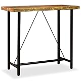 mesa de trabajo cocina industrial Esta hermosa mesa de bar tiene una apariencia industrial y será un aporte distintivo para su sala de estar y cocina.
