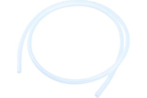 iMeistek Silikonschlauch,Länge 1,5 Meter,9mm ID x 11mm OD Flexibler Transparenter Lebensmittelechter Schlauch Wasserschlauch