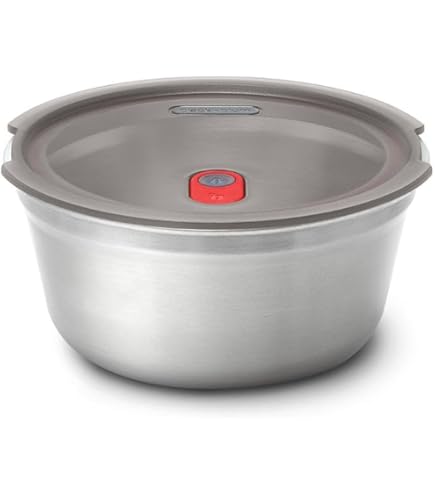 Contenitore Per Pranzo In Acciaio Inox Black+blum – 1200 Ml, Sottovuoto, Adatto A Microonde, Forno, Congelatore E Lavastoviglie, A Tenuta Stagna