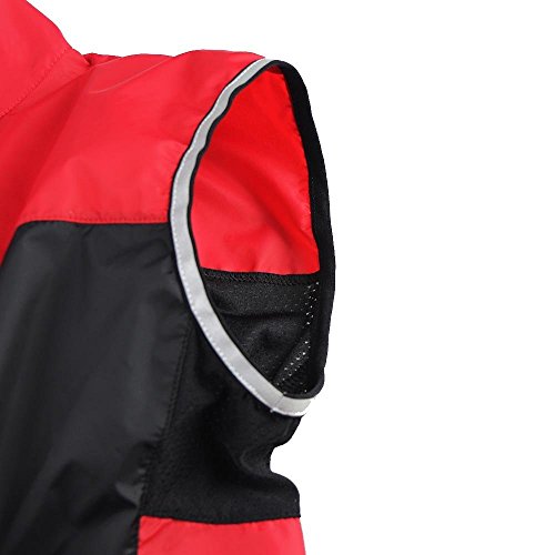 Docooler Men’s ultradünne leichte ärmellose Mantel Jacke laufen Radfahren Fahrrad Weste winddicht - 3