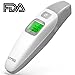 Produktbild HOMIEE Ohrthermometer Stirnthermometer Fieberthermometer Digital Infrarot Thermometer, Fieberwarnung, Hintergrundbeleuchtungsanzeige, Sofortlesung, Speicherabruf und CE/FDA Zertifiziert(Grau)