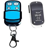 KG GARAGE REMOTE WICOM UK44 - 4-KEY 433MHZ (CODABLE AND CLIPPERABLE REMOTE CONTROL)