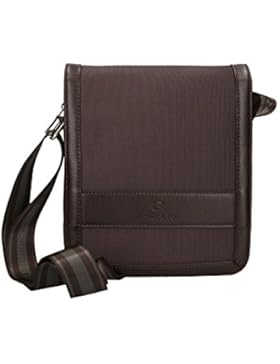 Umgehängt herren RONCATO braun bandolier taschen kleine mit klappe VF33