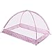 Produktbild Baby Bett Moskito Net Portable Faltung Sommer Schlafen Kinderzimmer Schlafzimmer Moskitonetz Krippe Zelt für Kleinkind Kinder Kinder Pink