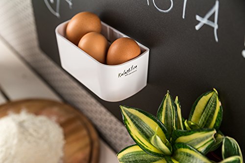 KalaMitica Magnetischer Kleiner Kasten, 2 Blumentöpfe Ø 6 cm, Weiß - 3