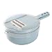 Produktbild Multifunktions Küchen Reibe set Schäler Slicer, Gemüseschneider Fleischwolf Gemüsereibe Kartoffelschneider, 4 Austauschbar Rostfreier Stahl Klingen
