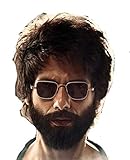 Dervin Black Square Metal Body Kabir Singh Sunglasses for Men Women (Black) Dervin Black Square Metal Body Kabir Singh Sunglasses for Men Women (Black)