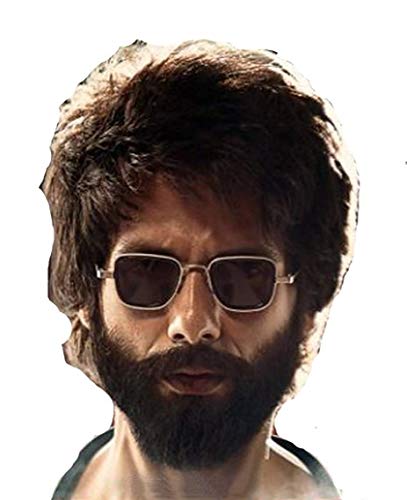 Dervin Black Square Metal Body Kabir Singh Sunglasses for Men Women (Black) RS.198.00