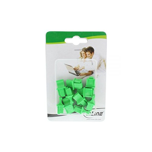 InLine 59942H Staubschutz für RJ45 Buchse (10-er Blister) grün - 3