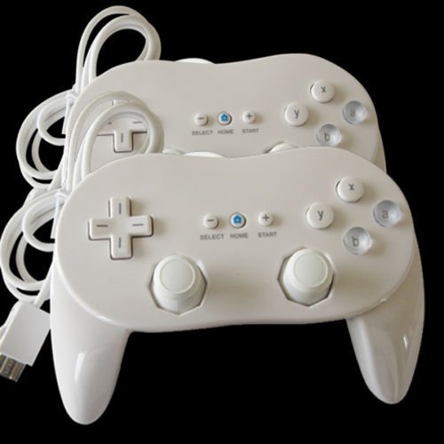 Preisvergleich Produktbild 2 Classic Controller Pro für Nintendo WII Fernbedienung Weiß Uns Schiff