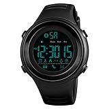 WATCH GYQ@ Intelligente Erinnerungsschrittuhr der elektronischen Uhr der Sportart,Black