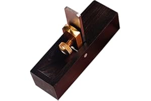 ReachMall Pialla a mano Mini, piallatrice per taglio, strumento manuale per falegnameria, piallatrice per legno con fondo piatto, fai da te per modellazione in legno (scartavetrato)