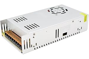 WEISHUO Zasilacz 24V 15A, AC 110/220 V na DC 24V 360W Uniwersalny Regulowany Zasilanie LED Transformator