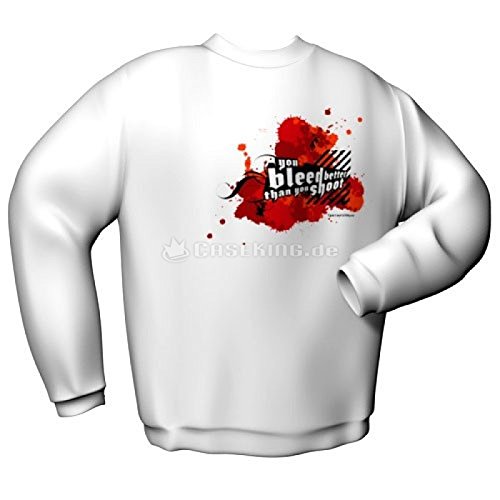 Preisvergleich Produktbild Sweater YOU BLEED BETTER Gr.XL white