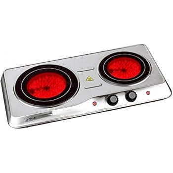 cusimax double electric hob