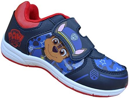 Paw Patrol Boys Blue Touch Fasten Trainer (7 UK, Paw Patrol 1)