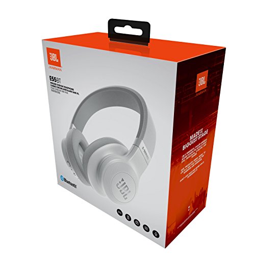 JBL E55BT Over-Ear Bluetooth Kopfhörer Faltbar Inkl. Abnehmbares Verwicklungsfreies Textilkabel mit Universeller 1-Tasten-Fernbedienung mit Integriertem Mikrofon - Weiß reviews JBL E55BT Over-Ear Bluetooth Kopfhörer Faltbar Inkl. Abnehmbares Verwicklungsfreies Textilkabel mit Universeller 1-Tasten-Fernbedienung mit Integriertem Mikrofon - Weiß