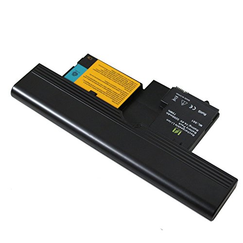 HASESS Hohe Kapazität 5200mAh 75Wh 14.4V Li-ion Ersatz Laptop Batterie Notebook Akku für Lenovo IBM ThinkPad X60 X61 Tablet 6363 7762 7764 7767 Fits 40Y8314 40Y8318 ASM 42T5209 FRU 42T5204 FRU 42T5206 – 12 Monate Garantie - 3