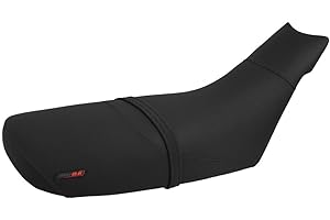 MOTO DISCOVERY Housse de Selle Compatible avec KTM Duke 640 1999-2007 Noire avec Coutures Noires (B)