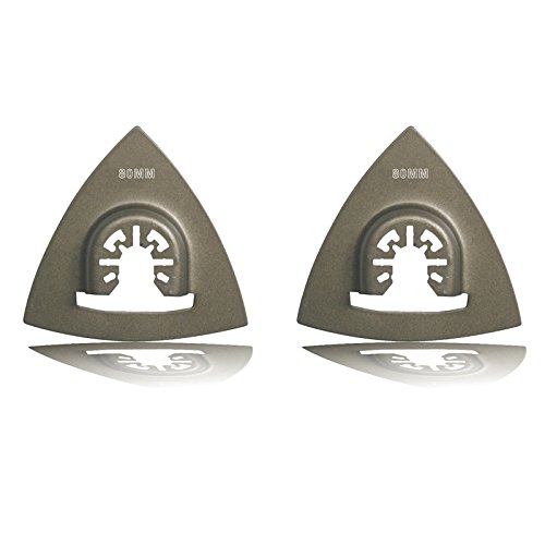 2x Hartmetall-Raspel HM, Dreiecksform für BLACK+DECKER Multifunktionswerkzeug