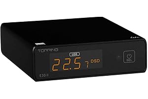 TOTAUDIO Topping E30 II Lite DAC avec puce AK4493S, USB XMOS XU208, USB-B