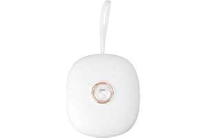 FOCKETY Wibrujący budzik pod poduszkę, zasilany bateryjnie cichy wibrujący budzik z podwójnym alarmem, 3 poziomami i migającym światłem, cyfrowy budzik podróżny Cat LED dla studentów