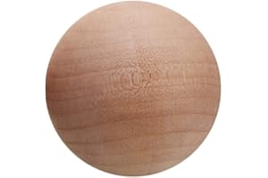 SOUIWUZI Vino in Sughero in Legno Sostituzione del Tappo a Sfera in Legno per Il Decanter del Vino 50mm, Pallina di Sughero da Vino