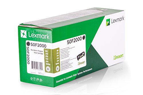 Original Toner passend für Lexmark MS 415 dn Lexmark 502 , NO502 0050F2000 , 050F2000 , 50F2000 - Premium Drucker-Kartusche - Schwarz - 1.500 Seiten
