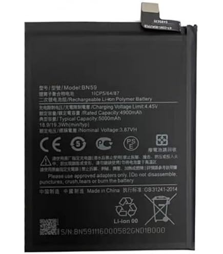 Batterie 5000mAh Pour Xiaomi Redmi Note 10 Pro / Note 10 / POCO M5S - Avec Kit De Tournevis Inclus