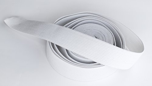 5 Meter Gummiband 40 mm Breit Schwarz oder Weis (Schwarz) - 4