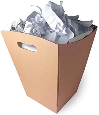 Paper Maker Waste Paper Bin Basket for Office Waterproof CardBoard Light Transport Modern Design 35*28*27cm