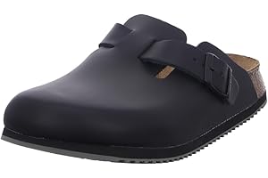Birkenstock Unisex Adults' Boston Smooth Clogs, 12 UK