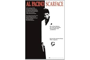 EMPIREPOSTER Empire 18540 Scarface — film, kino film plakat ok. 91,5 x 61 cm, czarny, biały