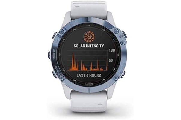 Orologio GARMIN FENIX 6 SOLAR 010-02410-00 Silver Black 47MM in Off