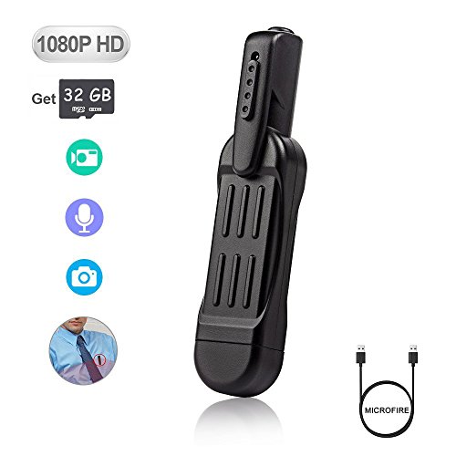Preisvergleich Produktbild 1080P HD USB Kamera tragbare kleine Kamera mit Aufzeichnung 32GB