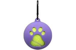 HYCLAM Standard Tennis Ball Holder With Carabiner Hands-Free Pet Ball Cover Holder For Training Walking Tennis Play Durable Hands-free Pet Ball Cover Holder Flexible And Durable