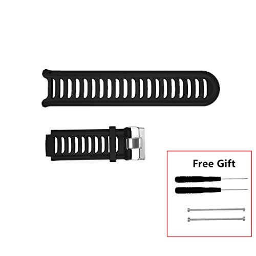 Meiruo Cinturino in silicone Braccialetto di Ricambio per Garmin Forerunner 910XT GPS Orologio Sportivo (Colour 1)