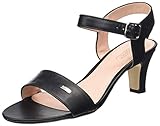 esprit sandaletten Weitenverstellbar ESPRIT Damen Delfy Sandal Riemchensandalen, Schwarz (Black 001), 39 EU