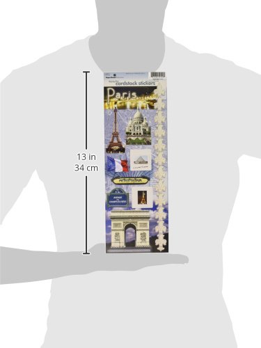 Papier House PRODUCTIONS Paris Karton Aufkleber Bogen - 2