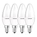 Produktbild Osram LED Superstar GLOWdim Classic B, Farbdimmung zwischen 2700 und 2000 Kelvin, Ersetzt 40 Watt, Matt, Warmweiß bis 2000 Kelvin, 4er- Pack