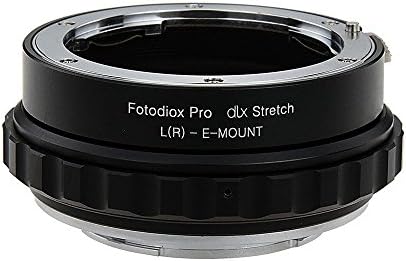 Fotodiox DLX Stretch SLR Lens Mount Adapter, Leica R Lens to SONY Alpha E-mount Mirrorless Camera Body with Macro Focusing Helicoid and Magnetic Drop In Filter