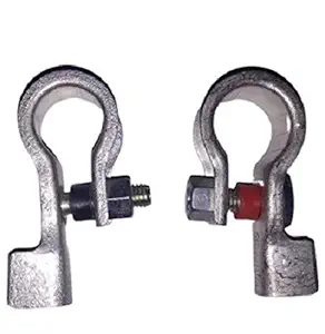 AUTO-EX 2Pcs Car Battery Terminal Adjustable Clamp Clip Connector Positive+Negative (Diesel Car)