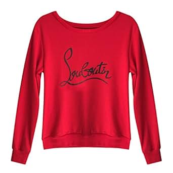 pullover damen rot schwarz