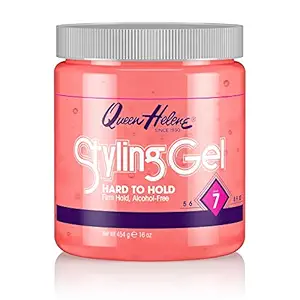 Queen Helene Styling Gel, Hard To Hold, 16 Ounce [Packaging May Vary]