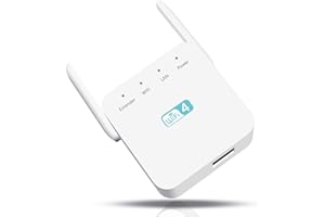 KURUI WLAN Verstärker mit Allen WLAN Geräten, WLAN Repeater mit Repeater/AP/Router Modus, 300Mbit/s 2.4GHz mit 1 Ethernet Port, KJ-A02