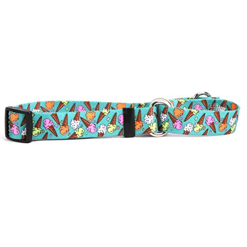 Ice-Cream-Cones-Martingale-Collar-Yellow-Dog-Design