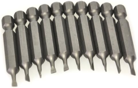 Bovidix 6253050 1/4-Inch Insert Bit Slot, 2-Inch, 3 x 0.5-Inch, 10-Piece