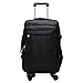 Produktbild Mit Rädern Ausgestatteter Rucksack Universal Rollwagen Kurzer Geschäftsreisetasche 20-Zoll Boarding Koffer mit Großem Fassungsvermögen,Black