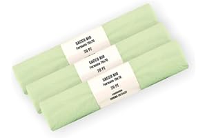 Shopperpack 60 Sacchi per Umido Organico Compostabili cm 70x70 70 litri - 3 Rotoli da 20 pezzi - Sacchetti per raccolta rifiuti umidi (60)